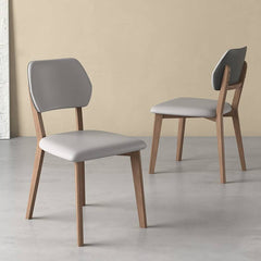 Stylish Oak Wood Dining Chair with Scratch-Resistant Upholstery for Dining Room hagst-337