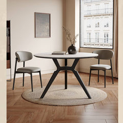 Luxury Ash Wood Dining Chair with Faux Leather Upholstery Chair*2 for Dining Room hagst-817