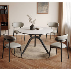 Luxury Ash Wood Dining Chair with Faux Leather Upholstery Chair*2 for Dining Room hagst-817