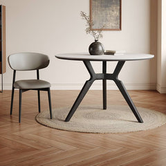 Luxury Ash Wood Dining Chair with Faux Leather Upholstery Chair*2 for Dining Room hagst-817