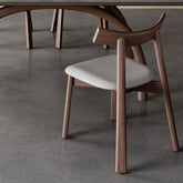 Modern Oak Wood Dining Chair with Comfortable Foam Cushion - Stylish Design for Dining Room hagst-821