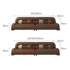 Stylish Faux Leather Sofa with Wood Frame – Comfort and Elegance Combined hatx-1018