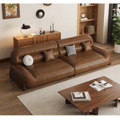 Stylish Faux Leather Sofa with Wood Frame – Comfort and Elegance Combined hatx-1018
