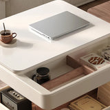 Modern Marble Coffee Table with Smart Storage & Sleek Design hfcjp-4004