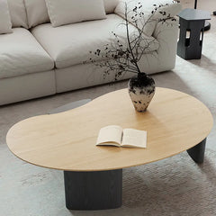 Sleek Red Oak Coffee Table – Stylish Centerpiece for Living Room hfcjp-4013