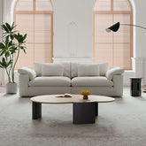 Sleek Red Oak Coffee Table – Stylish Centerpiece for Living Room hfcjp-4013