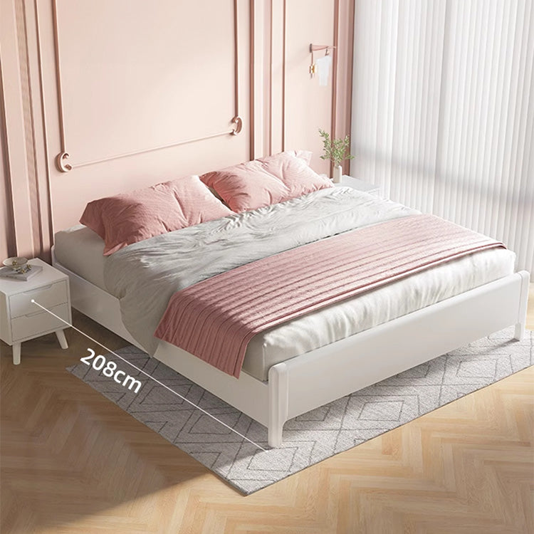 Luxurious Solid Wood Bed Frame in Natural Brown, White, Gray & Black Ash Finishes hglna-1444 Luxurious Solid Wood Bed Frame in Natural Brown, White, Gray & Black Ash Finishes hglna-1444