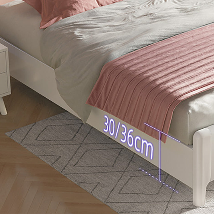 Luxurious Solid Wood Bed Frame in Natural Brown, White, Gray & Black Ash Finishes hglna-1444 Luxurious Solid Wood Bed Frame in Natural Brown, White, Gray & Black Ash Finishes hglna-1444