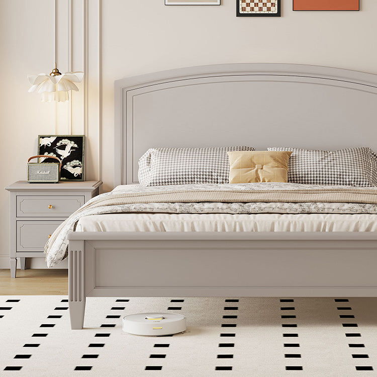 Stylish and Durable Gray Bed Frame Made from High-Quality Rubber Wood and Solid Pine hglna-1446 Stylish and Durable Gray Bed Frame Made from High-Quality Rubber Wood and Solid Pine hglna-1446