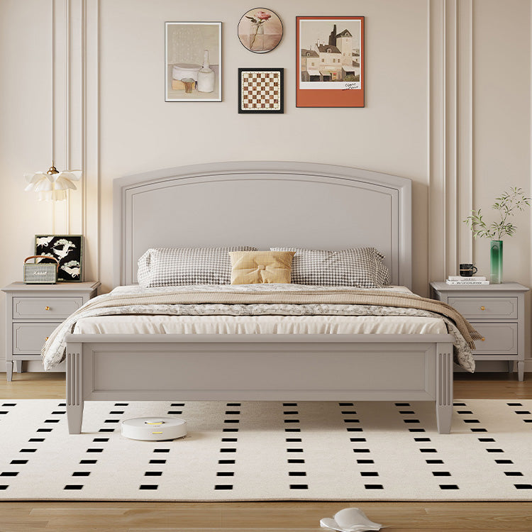 Stylish and Durable Gray Bed Frame Made from High-Quality Rubber Wood and Solid Pine hglna-1446 Stylish and Durable Gray Bed Frame Made from High-Quality Rubber Wood and Solid Pine hglna-1446