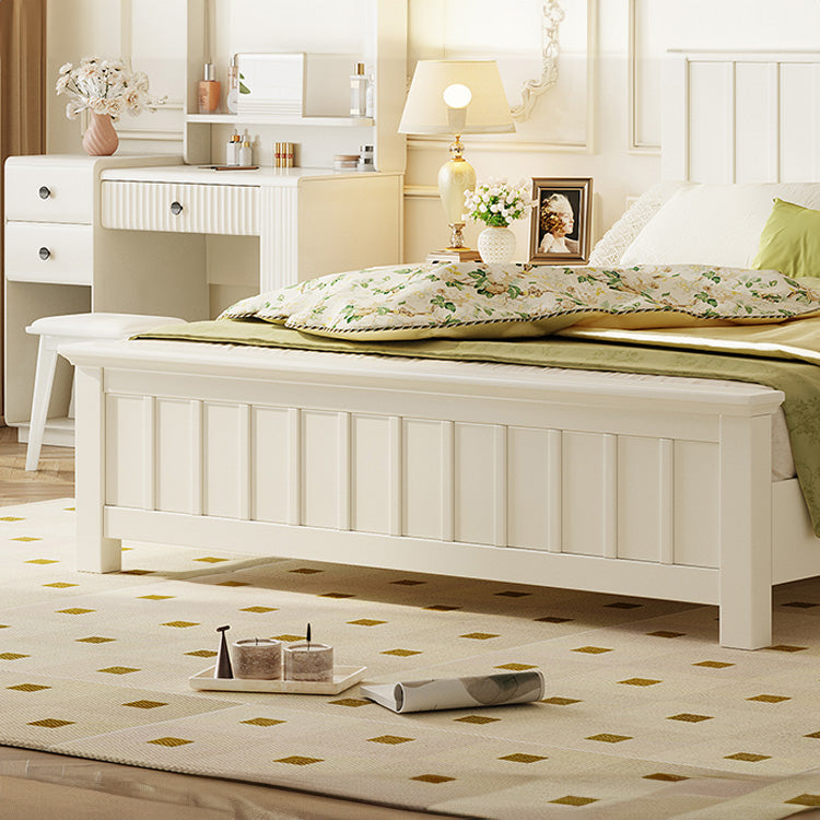 Stylish Beige Bed Frame | Durable Rubber Wood & Solid Wood Construction hglna-1448 Stylish Beige Bed Frame | Durable Rubber Wood & Solid Wood Construction hglna-1448