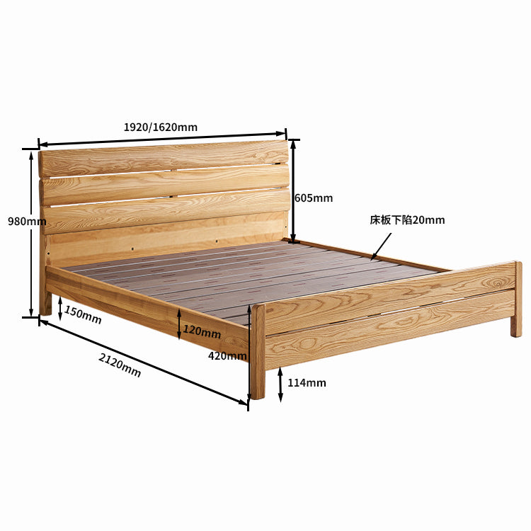 Modern Cal King Wooden Bed Frame Ash Wood Queen Size Design for Stylish Bedrooms hjhms-1563 Modern Cal King Wooden Bed Frame Ash Wood Queen Size Design for Stylish Bedrooms hjhms-1563