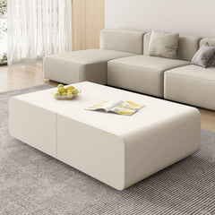 Chic Pine Wood Coffee Table Beige style with storage - Modern Elegance for Your room hjl-1207