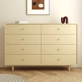Modern Minimalist Bedroom Cabinet - Elegant Density Board Storage Chest with 8 Drawers for Stylish Organization hko-4608