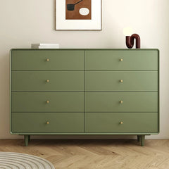 Modern Minimalist Bedroom Cabinet - Elegant Density Board Storage Chest with 8 Drawers for Stylish Organization hko-4608