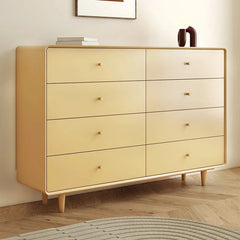 Modern Minimalist Bedroom Cabinet - Elegant Density Board Storage Chest with 8 Drawers for Stylish Organization hko-4608