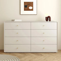 Modern Minimalist Bedroom Cabinet - Elegant Density Board Storage Chest with 8 Drawers for Stylish Organization hko-4608