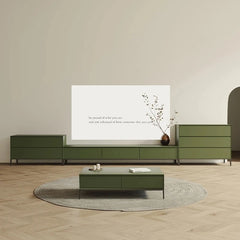 Stylish Green Density Board Coffee Table for Modern Living Rooms - Chic Home Furniture Solution hko-4623
