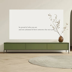 Stylish Green Density Board Cabinet with Sleek Design and Ample Storage for Modern Living Spaces hko-4628