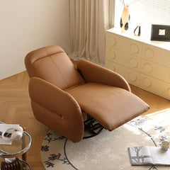 Classic Beige and Black Faux Leather Sofa Chair with Dark Yellow, Khaki, and Green Accents - Pine Wood Frame hksc-980