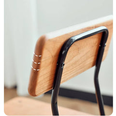 Modern Cherry Wood Dining Chair in Natural Wood Color for Diningroom hldmz-717