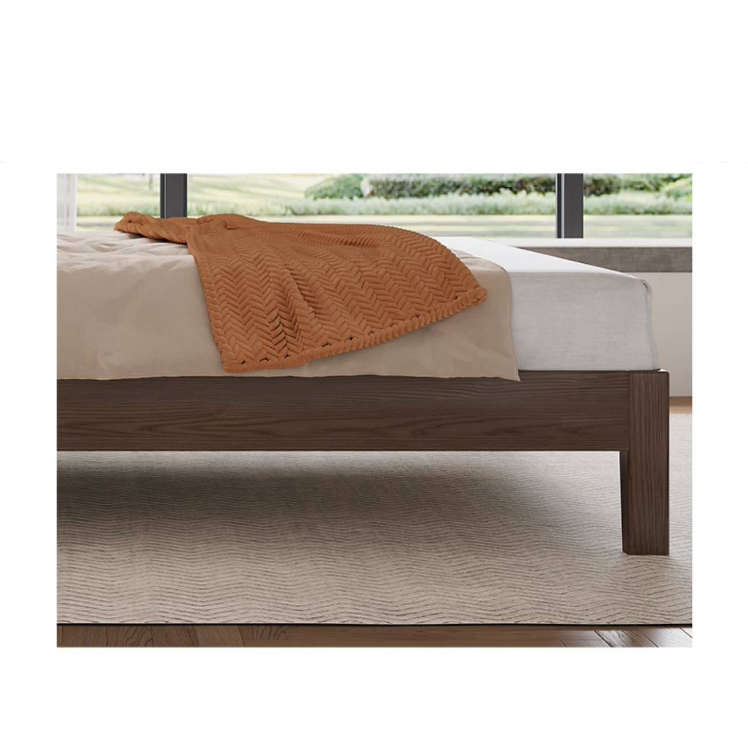 Elegant Brown Rubber Wood Pine Bed - Durable & Stylish Bedroom Furniture hmak-245 Elegant Brown Rubber Wood Pine Bed - Durable & Stylish Bedroom Furniture hmak-245