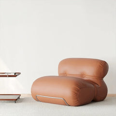 Stylish Pine Synthetic Leather Chair – Contemporary Comfort for Modern Living Spaces hmr-4786