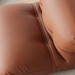 Stylish Pine Synthetic Leather Chair – Contemporary Comfort for Modern Living Spaces hmr-4786