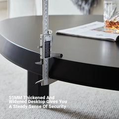 Stylish Ash Wood Coffee Table with Spacious Top - Perfect for Modern Living Rooms hmr-4787