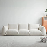 Stylish Pine Sofa with Plush Comfort - Modern White Upholstered Couch for Living Room hmr-4790