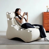 Stylish Ash Wood Chair for Ultimate Comfort - Perfect for Gaming and Relaxation hmr-4794