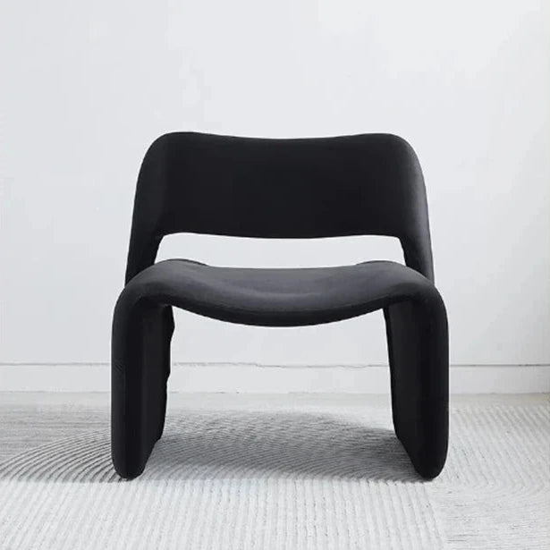 Stylish Black Pine Lounge Chair – Modern Design for Home Décor hmr-4798