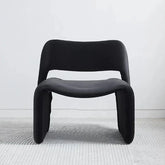 Stylish Black Pine Lounge Chair – Modern Design for Home Décor hmr-4798