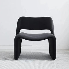 Stylish Black Pine Lounge Chair – Modern Design for Home Décor hmr-4798