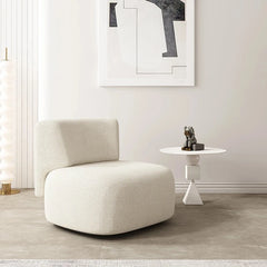 Stylish Oak Density Board Coffee Table - Modern Round Design for Living Room Elegance hmr-4799