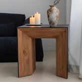 Modern Pine Wood Side Table – Sleek & Versatile for Any Room hms-4049