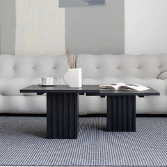 Sleek Ash Wood Coffee Table – Modern Look for Living Spaces hms-4050