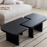 Sleek Ash Wood Coffee Table – Modern Look for Living Spaces hms-4050