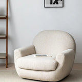 Luxury Solid Wood Armchair - Plush Comfort for Living Spaces hms-4064