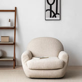 Luxury Solid Wood Armchair - Plush Comfort for Living Spaces hms-4064