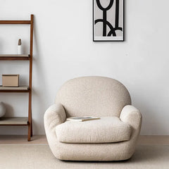 Luxury Solid Wood Armchair - Plush Comfort for Living Spaces hms-4064