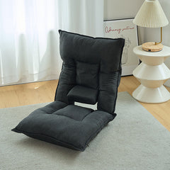 Cozy Cotton Lazy Sofa in Dark Gray, Orange, Blue, and Brown - Stylish and Comfortable hmy-1075