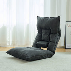 Cozy Cotton Lazy Sofa in Dark Gray, Orange, Blue, and Brown - Stylish and Comfortable hmy-1075