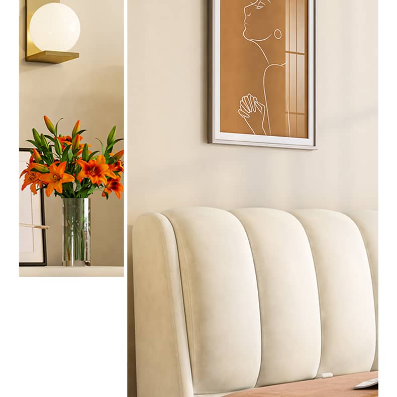 Modern Pine Wood Bed Frame with Storage & Upholstery Headboard - Functional Design for Bedroom hmzsh-1270 Modern Pine Wood Bed Frame with Storage & Upholstery Headboard - Functional Design for Bedroom hmzsh-1270