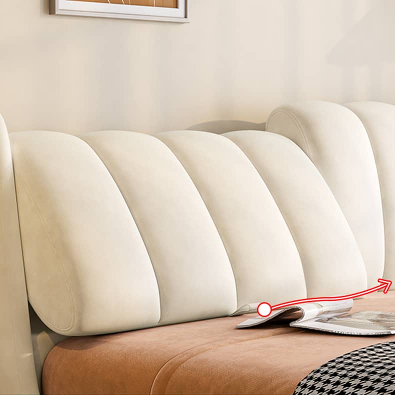 Modern Pine Wood Bed Frame with Storage & Upholstery Headboard - Functional Design for Bedroom hmzsh-1270 Modern Pine Wood Bed Frame with Storage & Upholstery Headboard - Functional Design for Bedroom hmzsh-1270