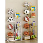 Multi-Tier Sports Storage Rack for Ball & Equipment Organization - hsen-2027