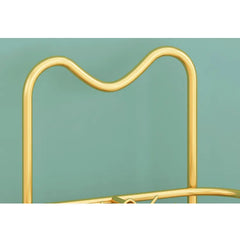 Elegant Gold Umbrella Stand - Stylish Metal Organizer for Entryway hsen-2031