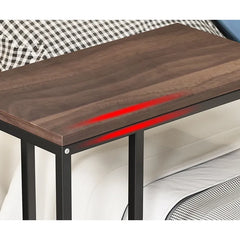 Industrial Chic Coffee Table with Metal Frame and Wood Top for Modern Living Spaces hsen-2032