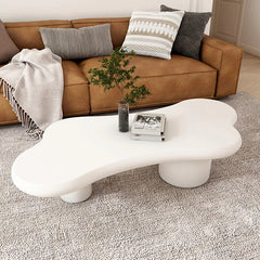 Modern Minimalist Concrete Coffee Table - Stylish Living Room Accent Piece hsj-2251
