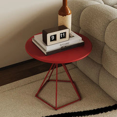 Modern White Minimalist Metal Frame Coffee Table - Stylish Living Room Accent hsj-2266